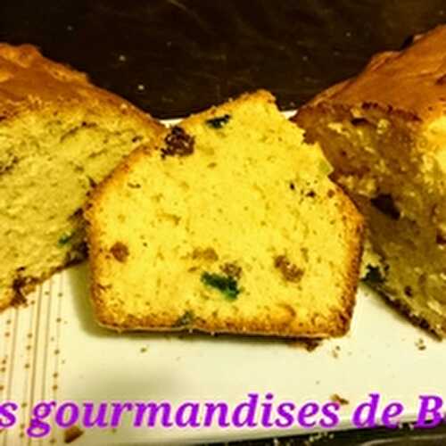 Cake aux fruits confits