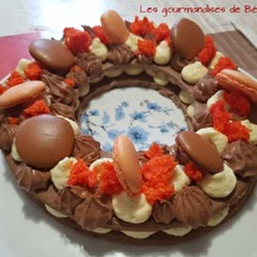 Letter cake orange / chocolat