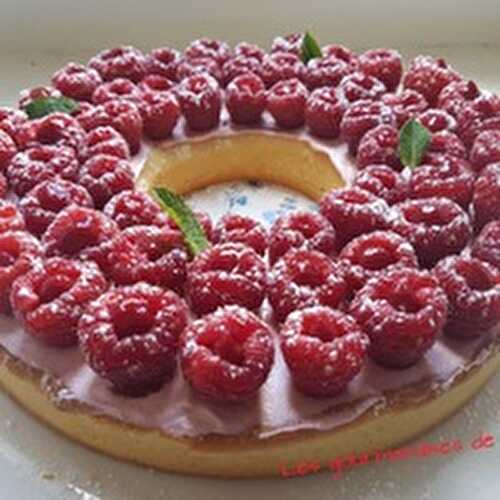 Tarte aux framboises de Cyril Lignac