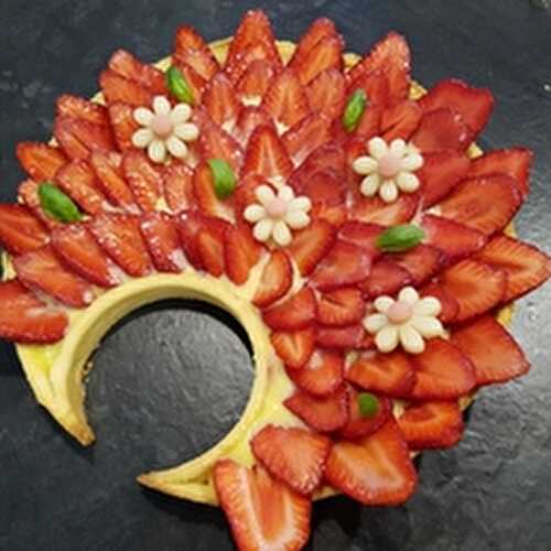 Tarte fraises/basilic