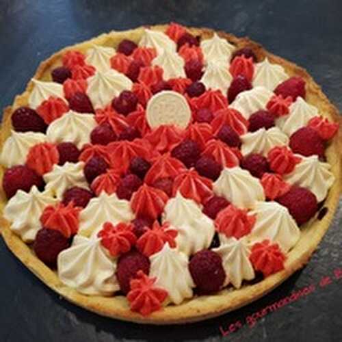 Tarte framboises/passion