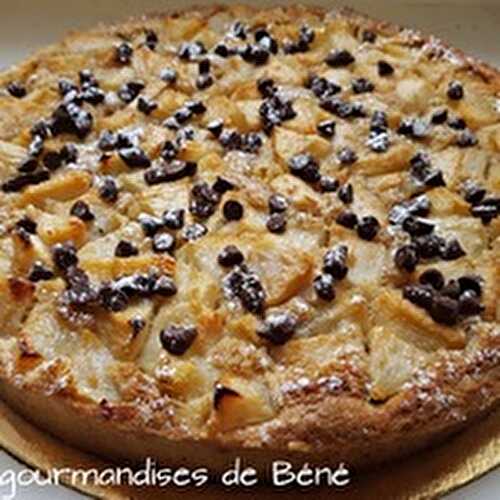 Tarte poires/chocolat