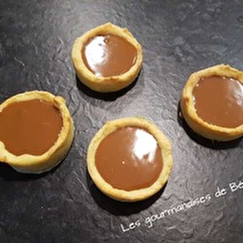 Tartelettes choco/caramel