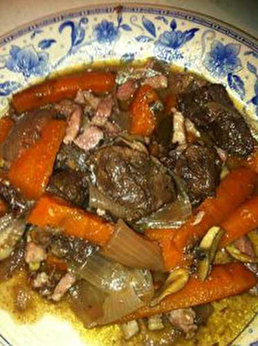 Boeuf Bourguignon.