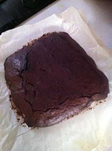 Brownies chocolat noir chocolat au lait caramel beurre salé . - Les Gourmandises de Bénédicte 