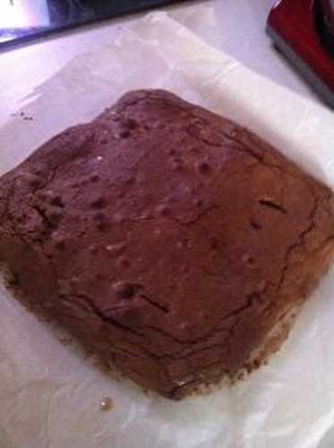 Brownies chocolat noix de pécan .