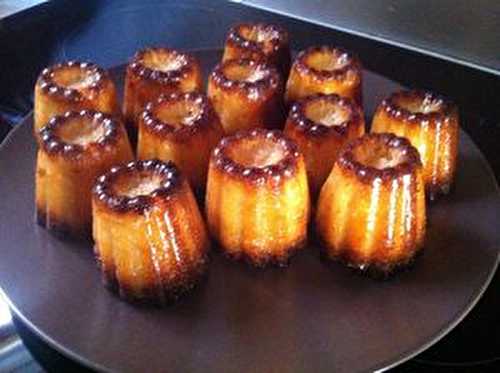 Cannelés au chocolat blanc amandes