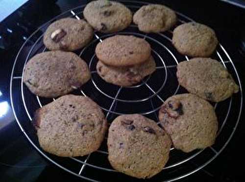 Cookies D'Ain De Sens (Chocolat au lait / Biscuits crème ) - Les Gourmandises de Bénédicte 