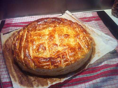 Galette des rois à la frangipane déc 2014 .