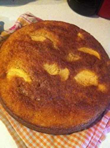 Gâteau aux pommes avec compote au sucre Muscovado vanille , morceaux de pommes gratiné au sucre Muscovado. - Les Gourmandises de Bénédicte 
