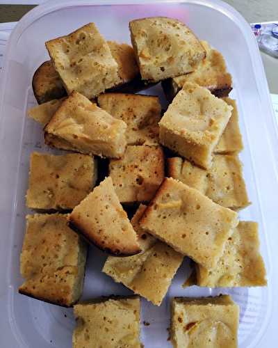 Gâteau aux pommes vanille sans gluten au cake factory.