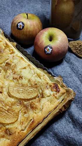 Ma tarte normande maison sans gluten sucre muscovado au cake factory.