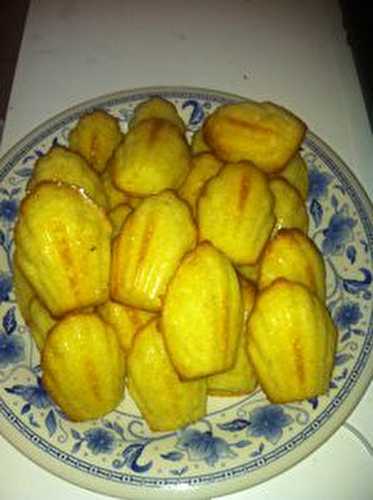 Madeleines citron vanille