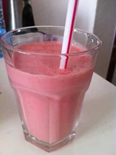 Milk shake fraise