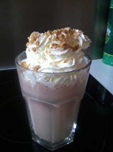 Milk Shake glace vanille Chocoboise chantilly et sucre d'érable