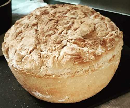 Mon pain champignon sans gluten à la farine de pois chiches au cake factory.