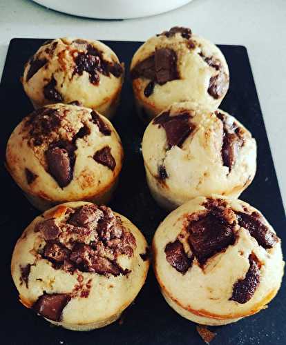 Muffins  américains au chocolat caramel sans gluten au cake factory.  - Les Gourmandises de Bénédicte 