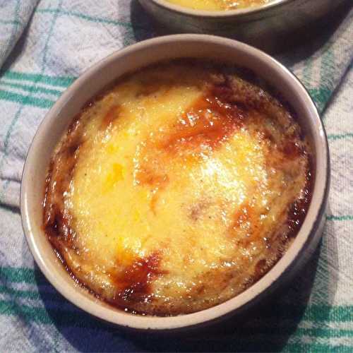 Oeufs au lait au bon sucre vanillé équitable .