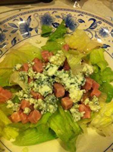 Petite salade de jambon bleu d'Auvergne et sa vinaigrette aux noix . - Les Gourmandises de Bénédicte 