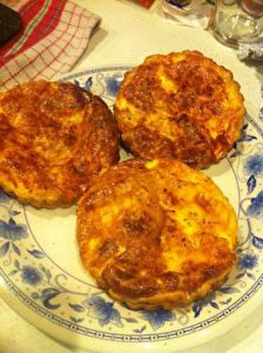 Petites quiches maison Saumon Tome de Savoie et piment d'espelette