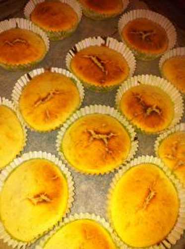 Petits muffins au citron et à la vanille