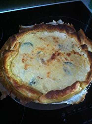 Quiche maison aux courgettes et chèvre