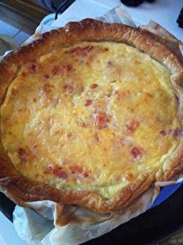 Quiche oignons lardons