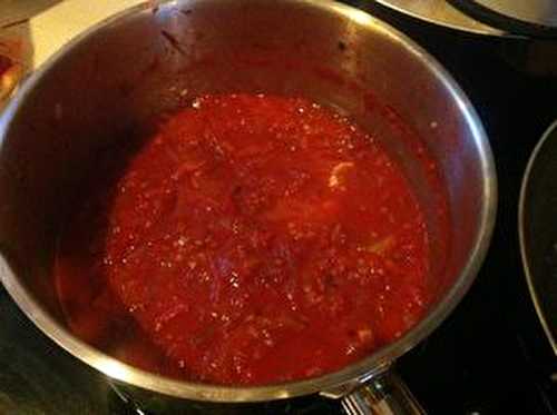 Sauce tomate maison