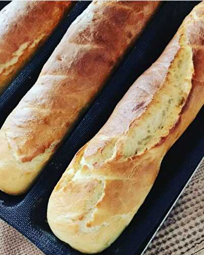 Baguettes viennoises sans gluten moelleuses.