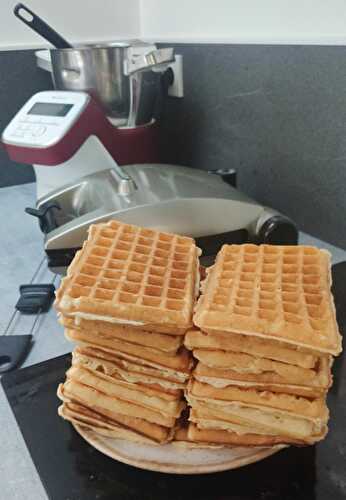 Gaufres légères et gourmandes sans gluten ou pas.