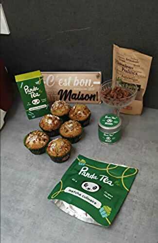 Madeleines espagnoles sans gluten au thé matcha aux brisures de chouchous pistaches du Gard 