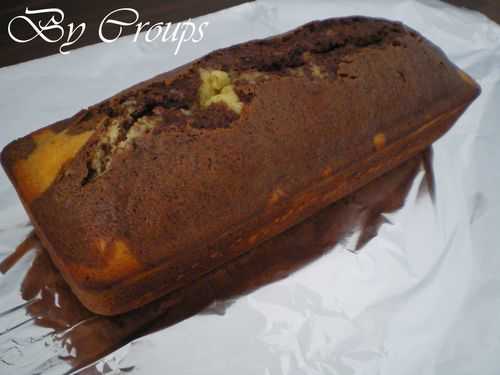 Gâteau au yaourt marbré - Les gourmandises de Croups