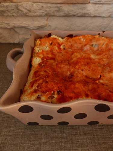 Lasagnes courgette, ricotta et sauce tomate - Les gourmandises de Croups