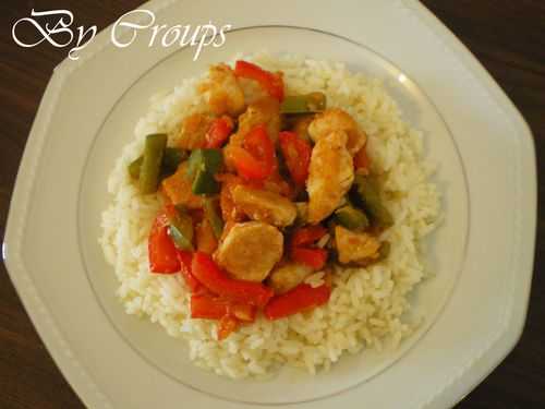 Poulet façon basquaise