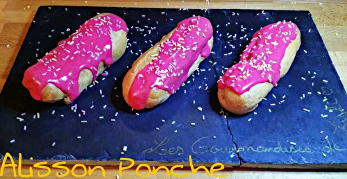 Éclairs à la framboise