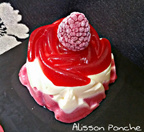 Entremet framboise citron