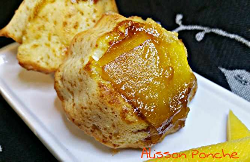 Gâteau renversé à la mangue