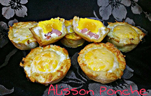 Muffin croque madame