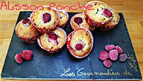 Muffins aux framboises