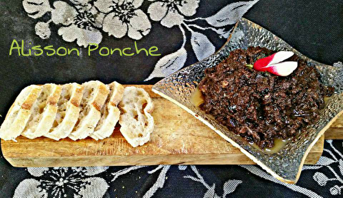 Tapenade d'olives noires