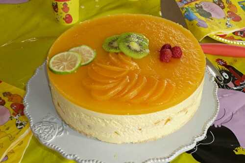 Entremet à la pêche