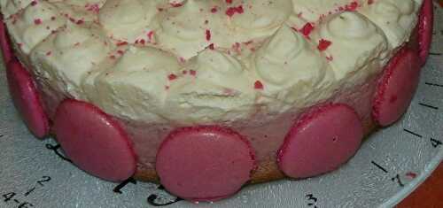 Entremet fraise chocolat blanc