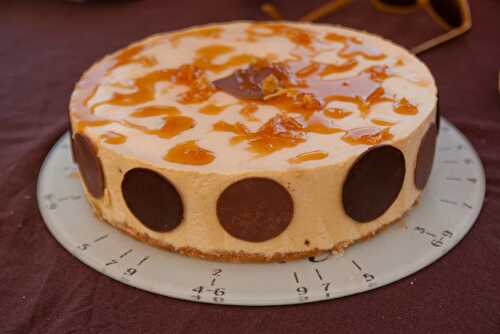 Entremet pomme et caramel