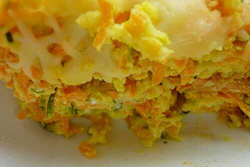 Gratin de carottes et courgettes