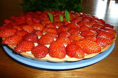 Tarte aux fraises à la crème d'amande - Les Gourmandises de Nady