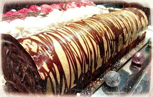 Bûche bretonne caramel beurre salé