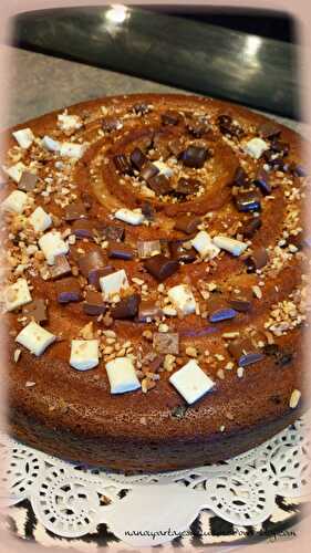 🌞 Cake fondant au beurre noisette coeur streusel chocolat 🌞 - L atelier de nanou