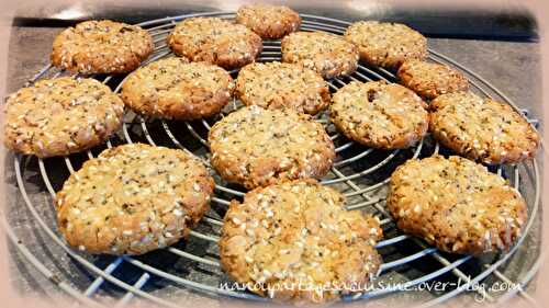 🌼 Cookies graines de chia /sésames à l'écorce d'orange 🌼