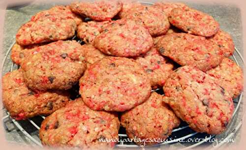 Cookies  muesli/praline/chocolat blanc