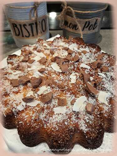 Fondant au chocolat blanc noix de coco chocolat